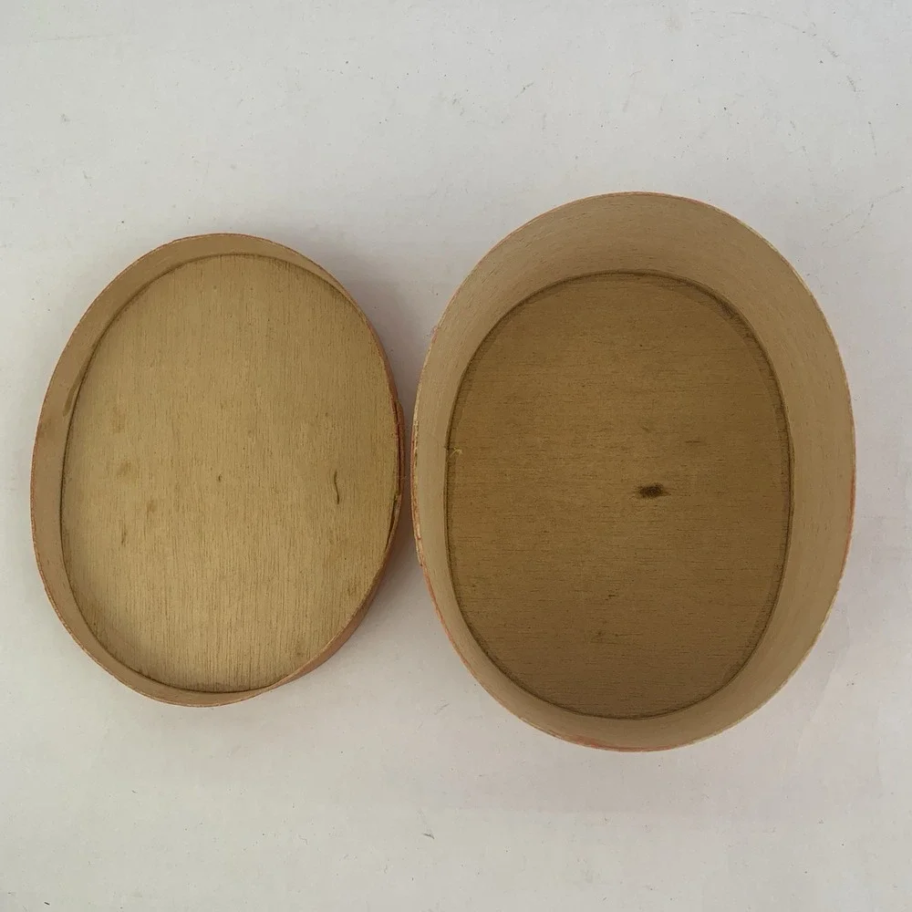 Vintage Dodo Designs Wooden Trinket Box Weird Decor England Button Stash Box